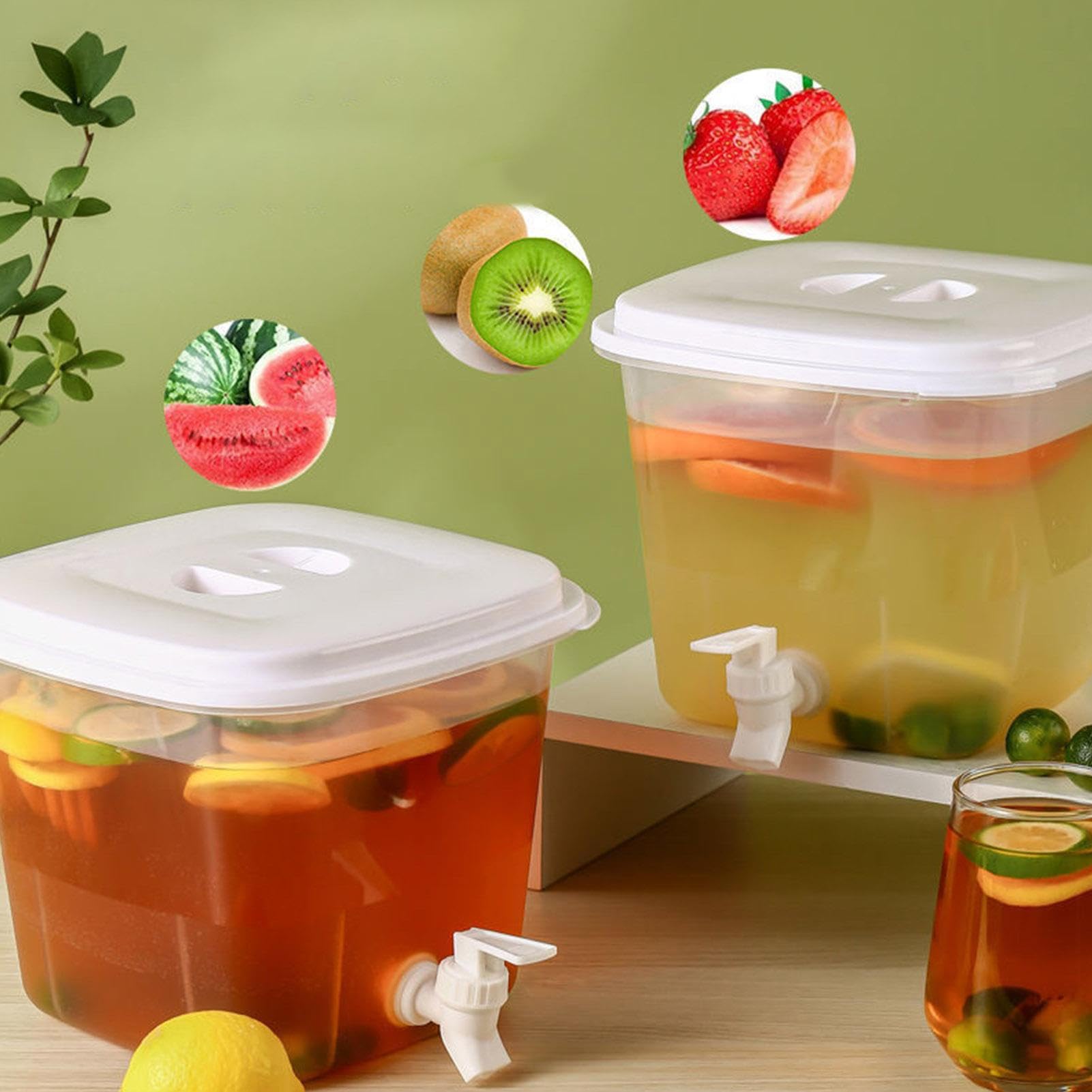 Amazon | 冷蔵庫用ジュースディスペンサー - 大容量 5L 密閉